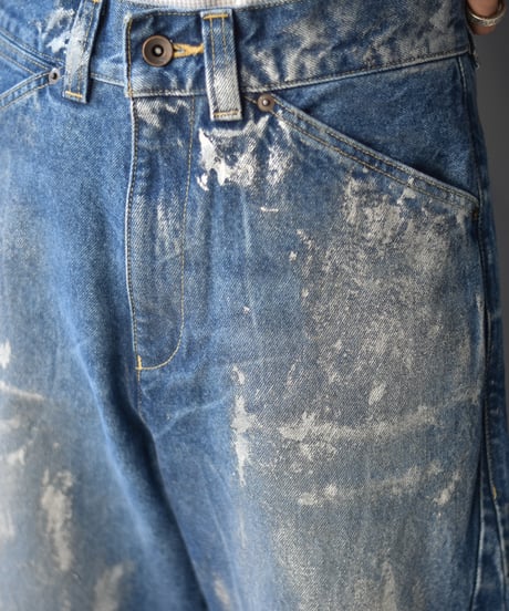 encode PROTOTYPE 3D JEANS  SILVER PAINTING