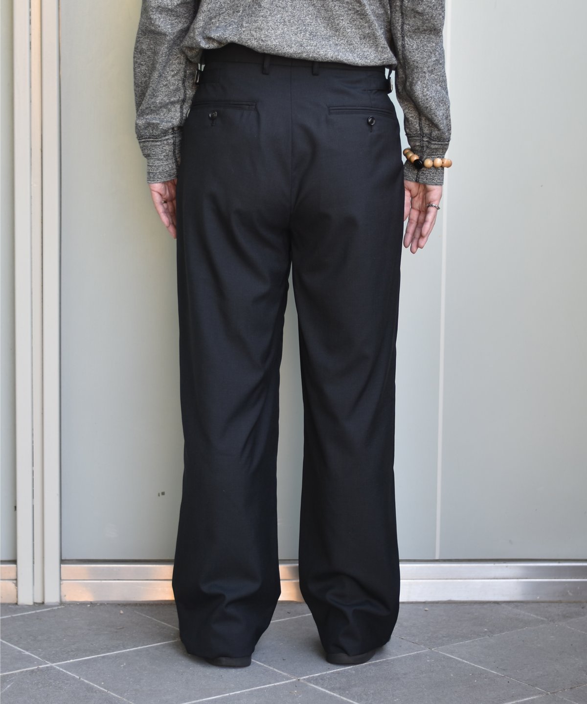 スーツ SUPER FINE TROPICAL WOOLTWO-TUCK SLACKS3 VRLW