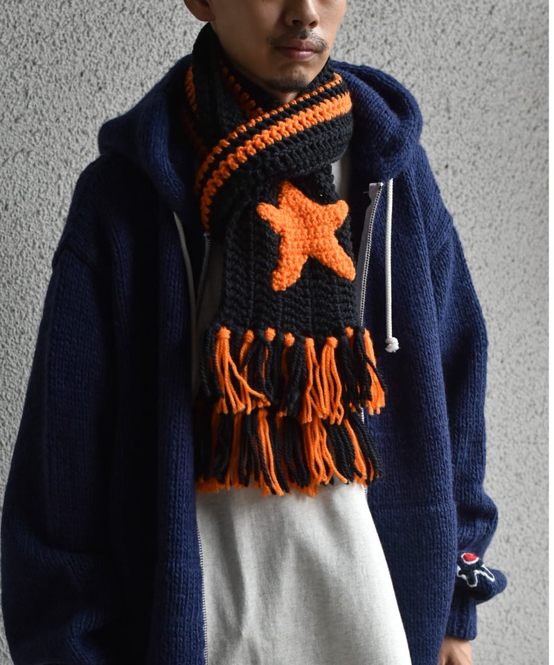 RICE NINE TEN HAND KNITTED CROCHET SCARF | 45