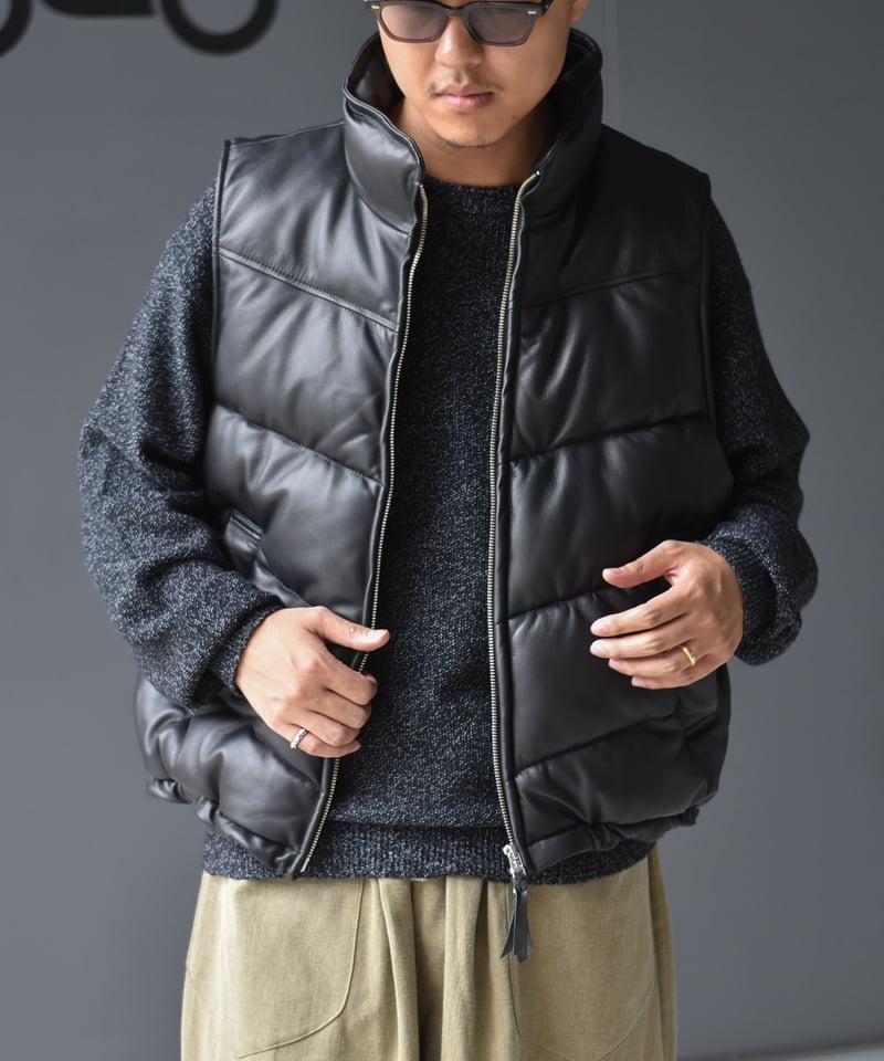 CCU PADDING VEST sheep skin | 45do｜refomed・Gors