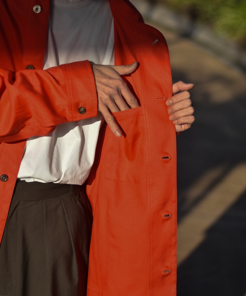 ULTERIOR　TWILL WORK SH-JKT size4 ULTERIOR LINEN RAYON TWILL WORK SHIRT JACKET | 大阪心斎橋の