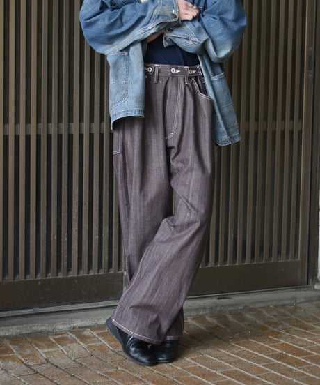 Willow Pants P-040 brown denim