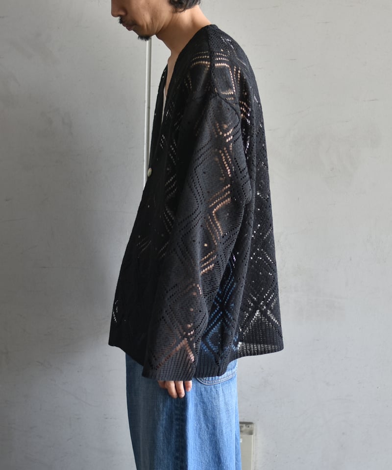 【アンリアン】v neck gilet ワンサイズ　ブラック SINGLE JERSEY BINDER V NECK T BLACK - Yohji Yamamoto POUR