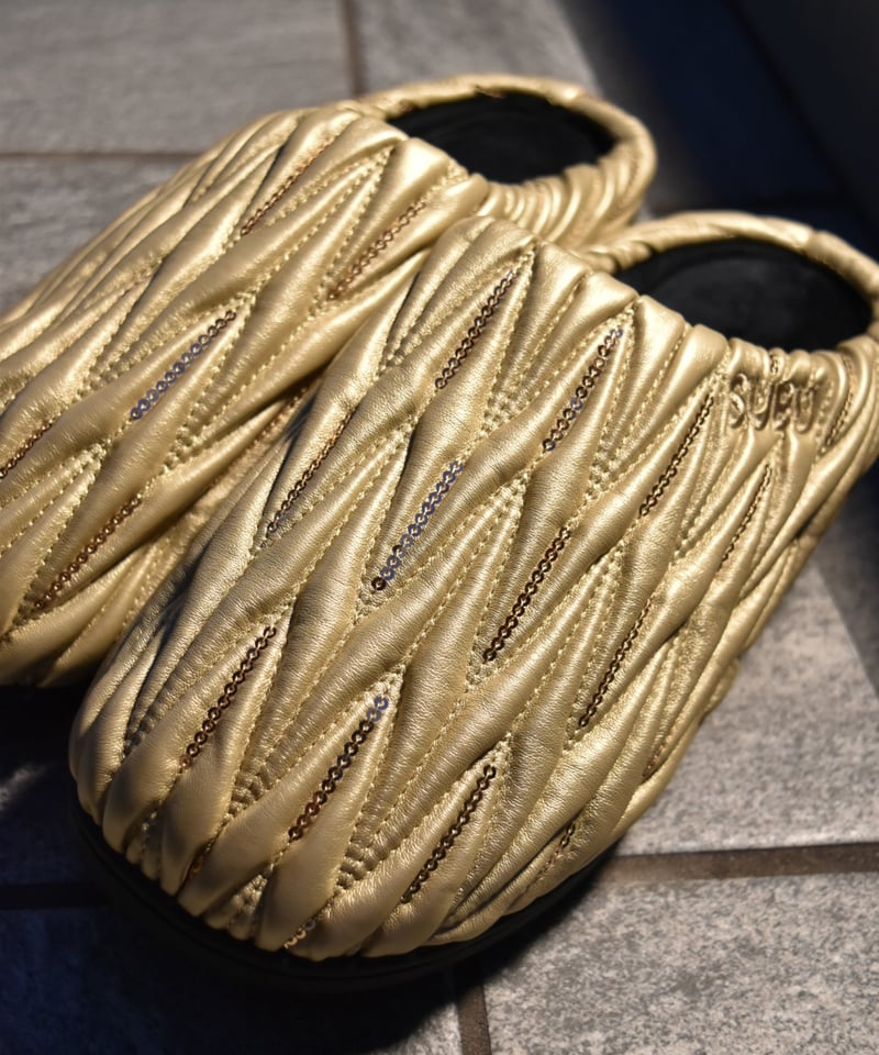 サンダル SUBU Down Sandals Banquet Gold HR031 HR-031 SUBU BANQUET | 45do｜ULTERIOR・refomed・Gorsch 正規取扱店