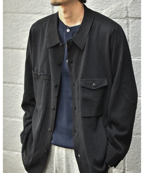 MEIAS LINEN CHAMBRAY KNIT SHIRTS