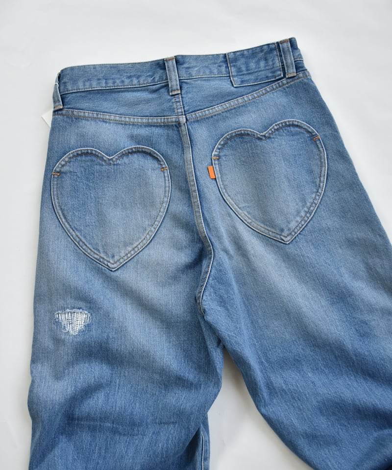 LAST1】RICE NINE TEN LOVELY FADED JEANS | 45do｜