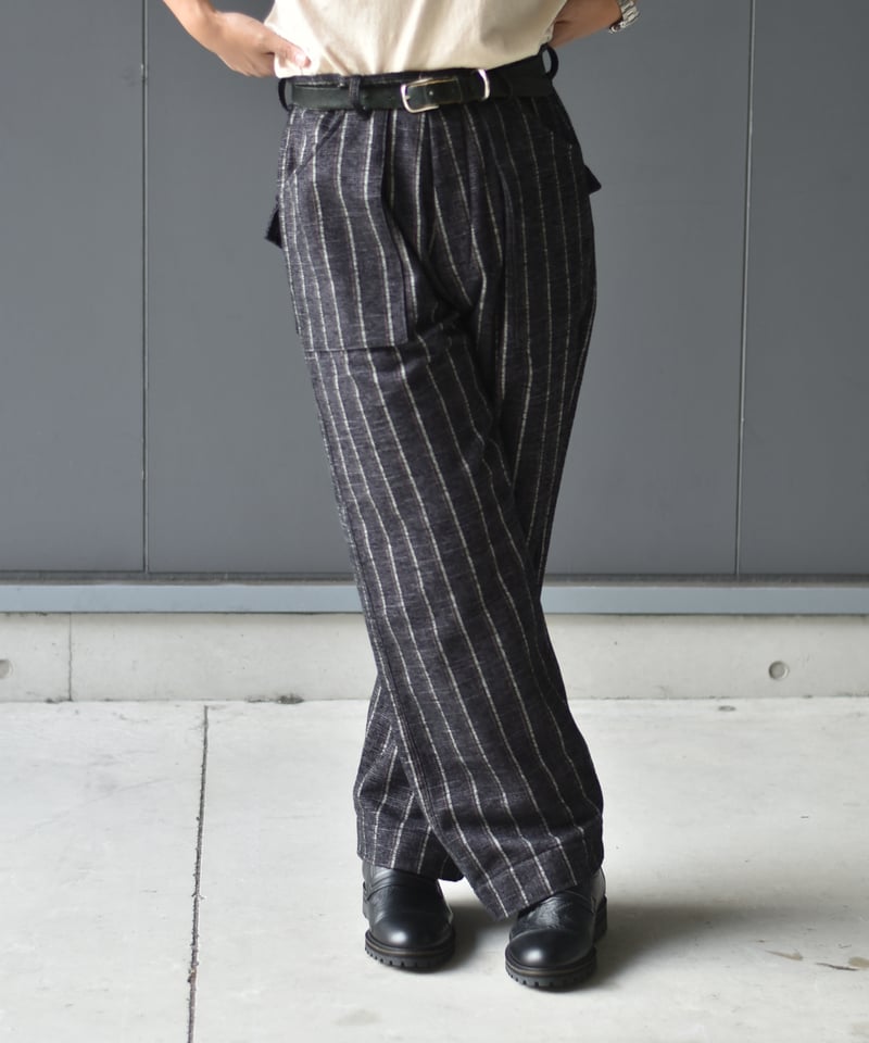Willow Pants P-001 black stripe | 45do｜ULTERIO