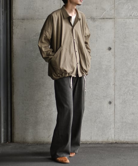 O project  BALLOON SHIRT/SUNDRYED COTTON SATIN