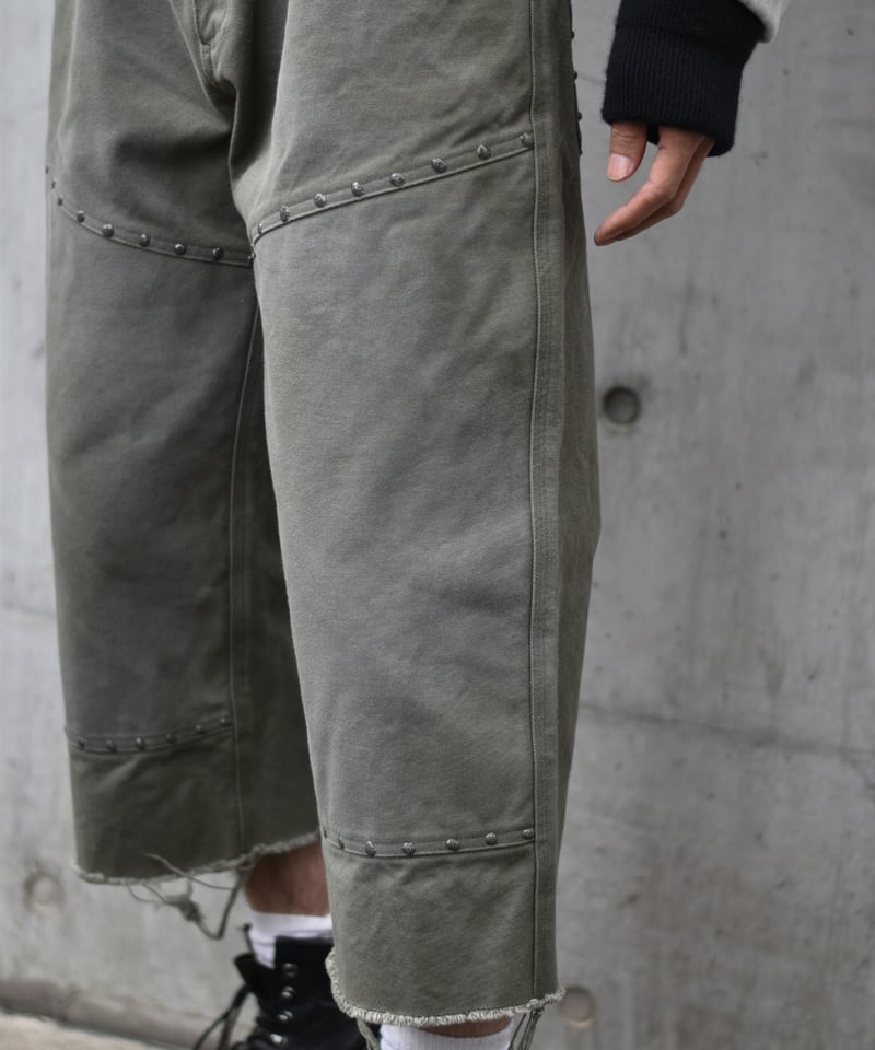 glamb Cropped Work Pants クロップドワークパンツ　カーキ glamb Cropped Work Pants クロップドワークパンツ カーキ glamb