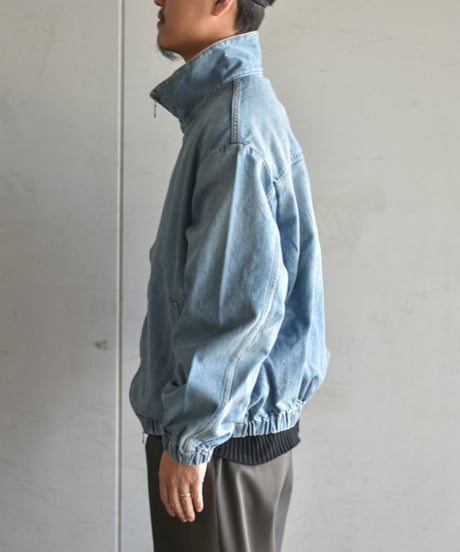 superNova. Denim track jacket - Old vintage wash / Light indigo