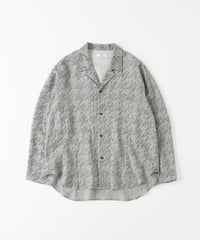 saby LAPEL SHIRTS - Bishu Japan Cotton Linen Jacquard FAB -