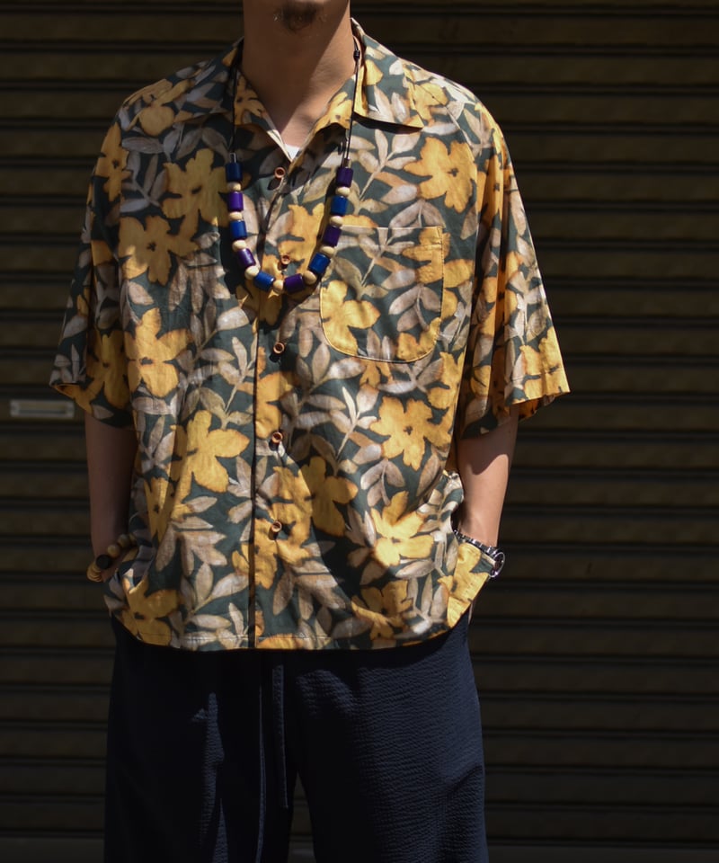 トップス kakinohahanare m's braque  Alohashirt m's braque / Aloha Shirt (White-Black) | twelve
