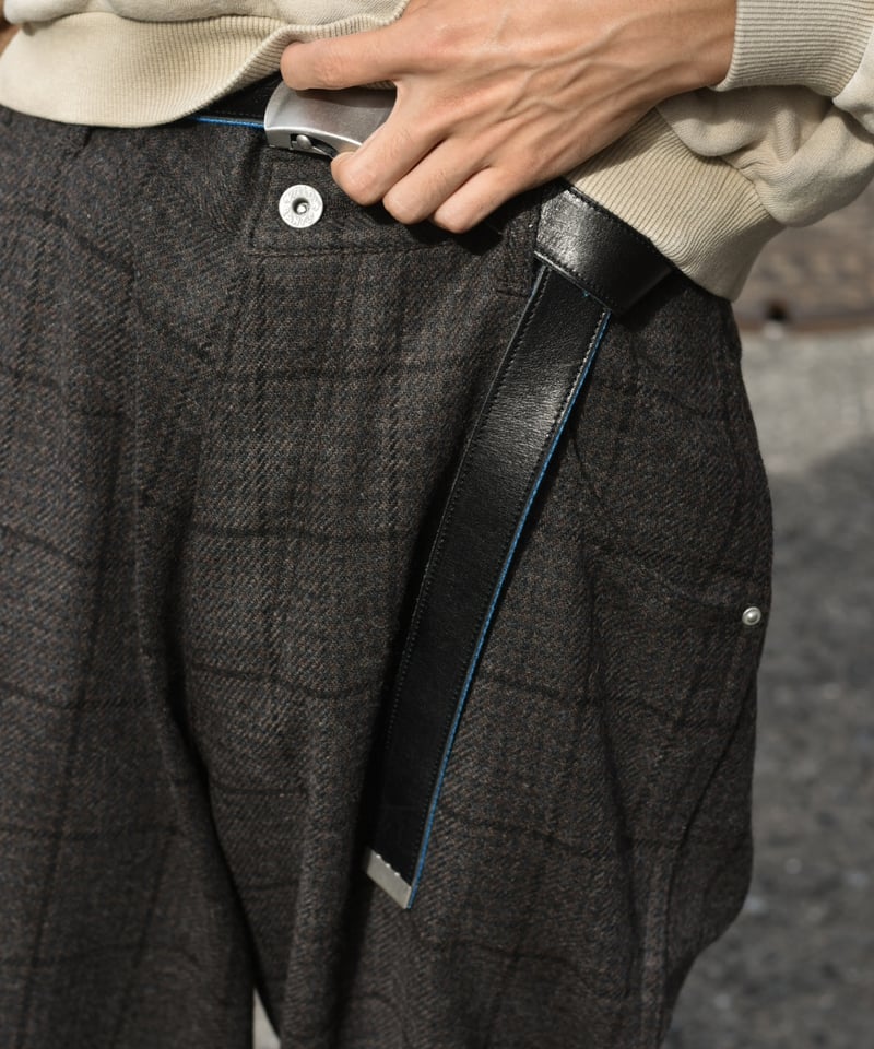 LAST1】Willow Pants P-018 wool check-45do exclu LAST1】Willow Pants P-018 wool check-45do exclu