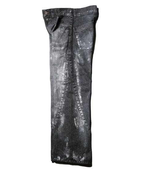 encode PROTOTYPE 3D JEANS - SILVER PAINTING