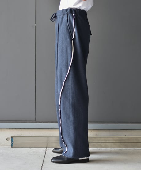 PERS PROJECTS  HAKEEM TWIST TROUSERS "TOP NAVY"