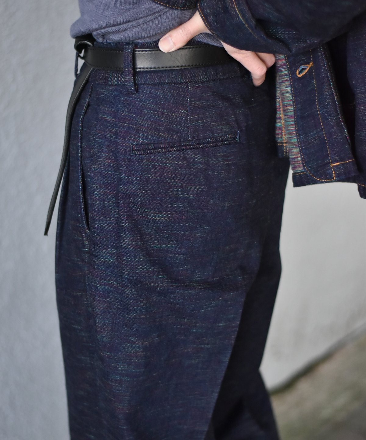 TUITACI INLAY DENIM TROUSER “Morenci” | 45do｜re