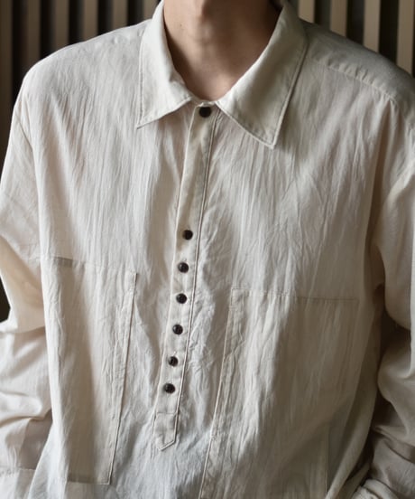 yose  COTTON SILK P/O SHIRT
