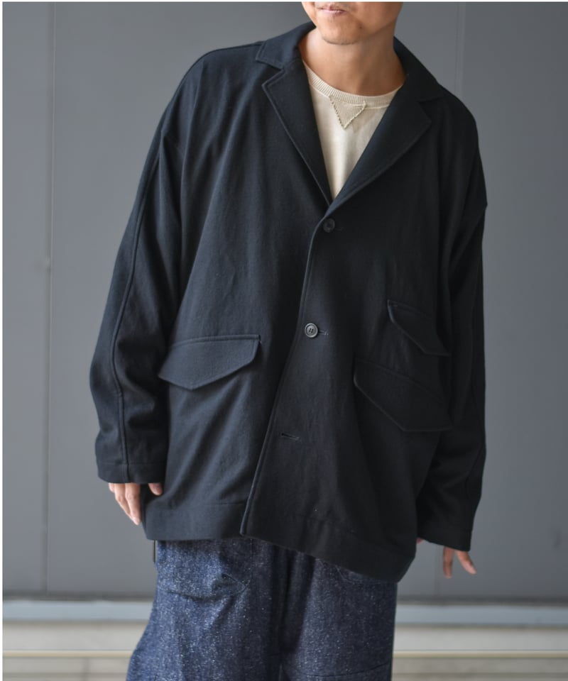 O project BLAZER JACKET / BRUSHED SOFT WOOL CL