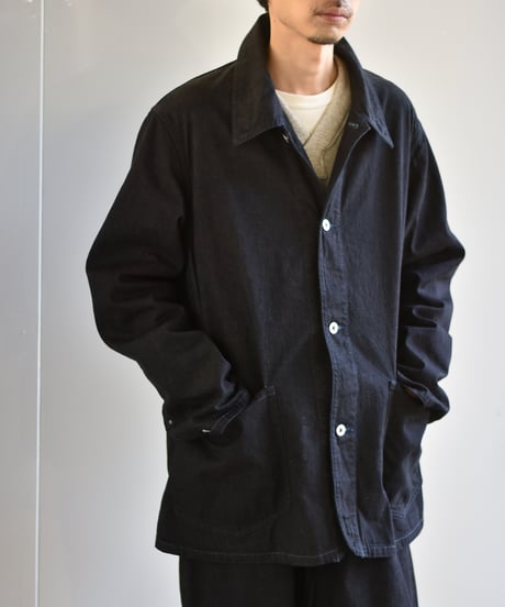 saby WORKERS JACKET TYPE TWO POCKET - 11oz Uneven yarn Denim -