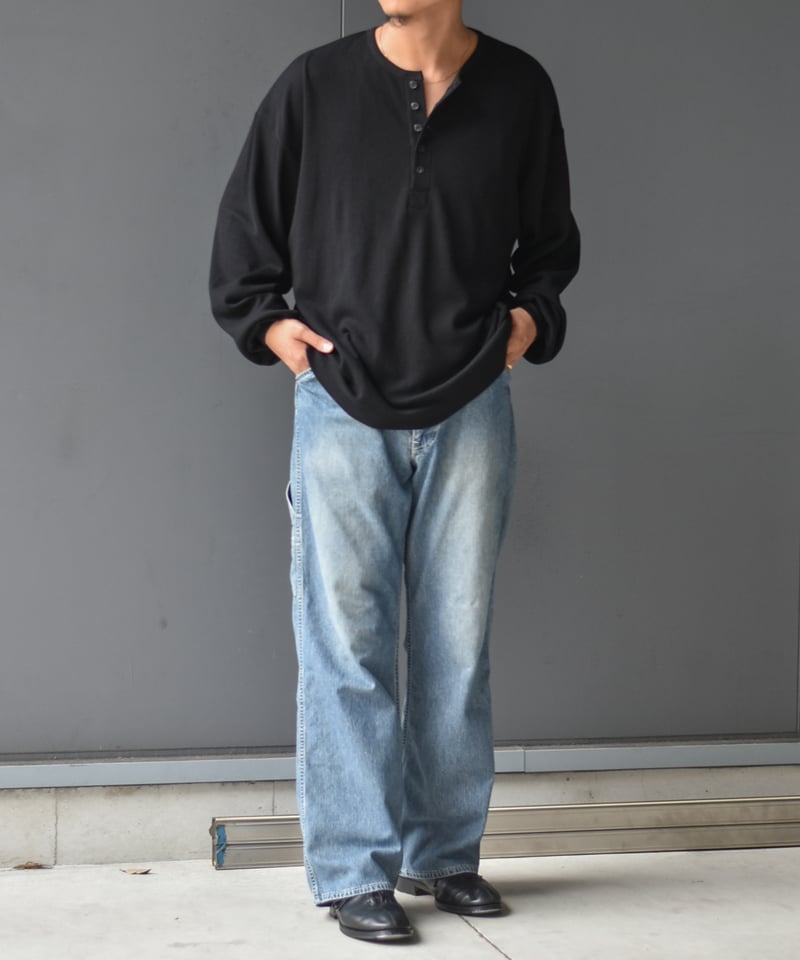 トップス ULTERIOR C/CASH HONEYCOMB HENLEY-NECK ULTERIOR C/CASH HONEYCOMB HENLEY-NECK TOP | 45