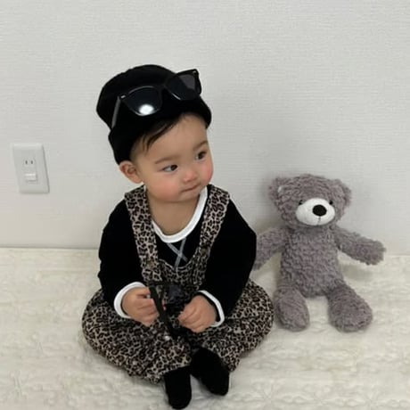 【即納】leopard rompers