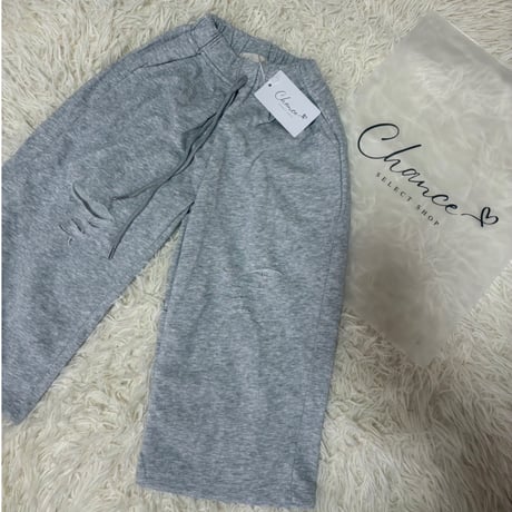 【一部即納】distressed sweat pants