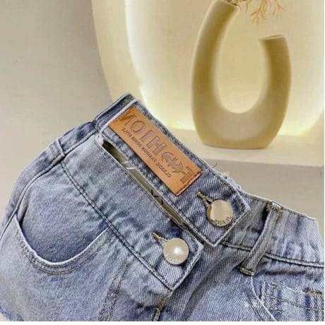 【即納】denim short pants