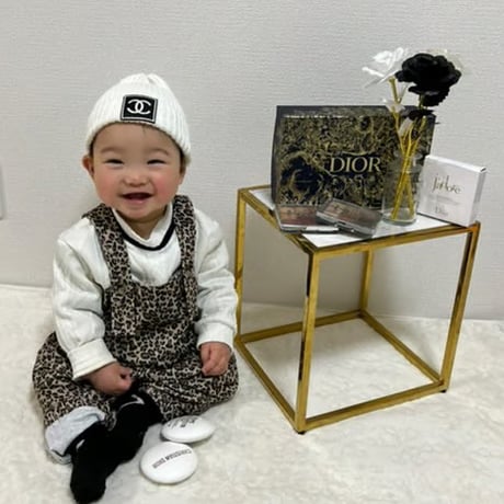 【即納】leopard rompers