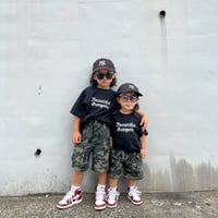 【即納】camouflage half pants