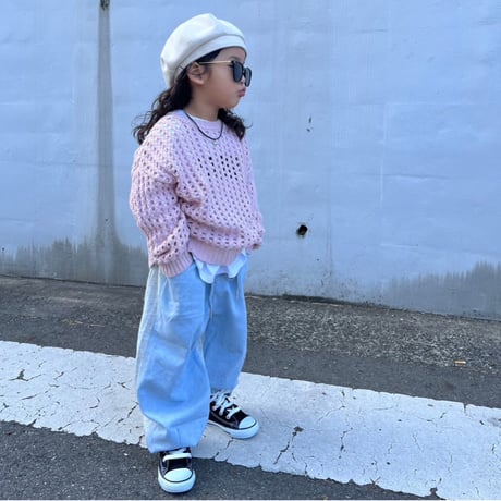 《即納》denim x sweatpants