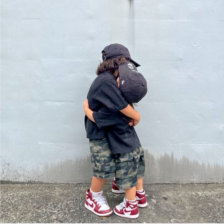 【即納】camouflage half pants