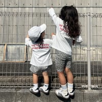即納 back logo long tee