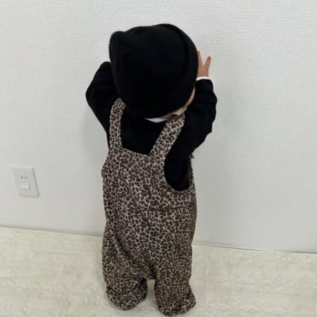 【即納】leopard rompers