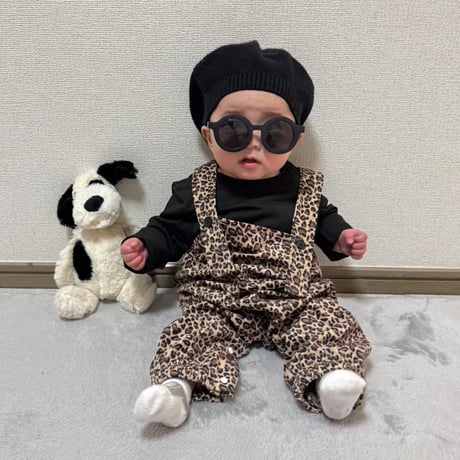 【即納】leopard rompers