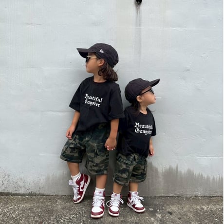 【即納】camouflage half pants
