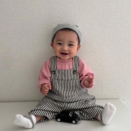 予約販売  stripe salopette
