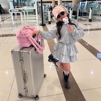 【即納】Frill skirt sweat set