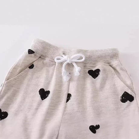 即納▸▸heart print short pants