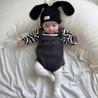 予約販売 border knit rompers set