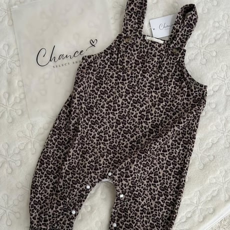 【即納】leopard rompers