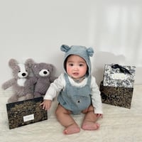 即納✮denim rompers