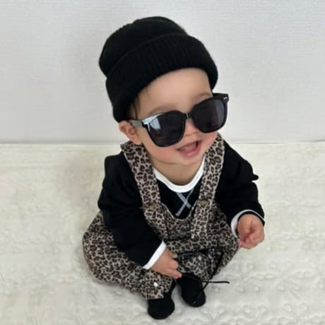 【即納】leopard rompers