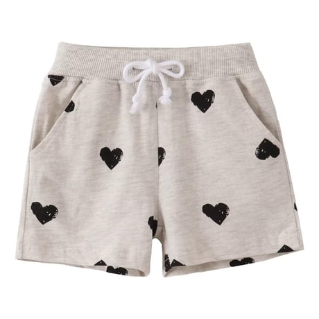 即納▸▸heart print short pants