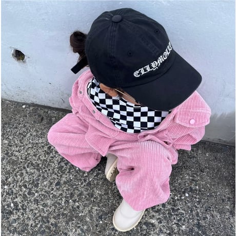 予約販売 pink corduroy setup