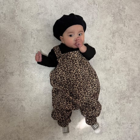 【即納】leopard rompers