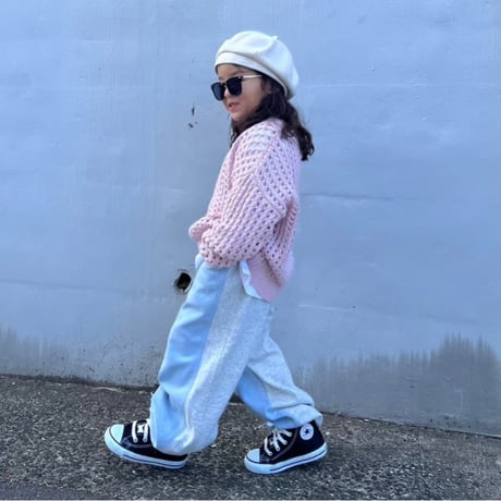 《即納》denim x sweatpants
