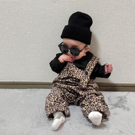 【即納】leopard rompers