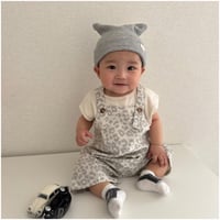 即納 leopard rompers saropetto