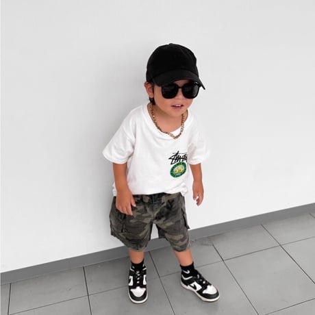 【即納】camouflage half pants