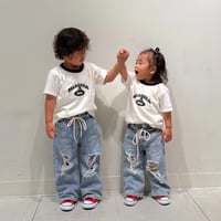 【予約販売】crushed denim pants